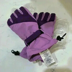 Lands’ End Women Purple Medium Gloves NEW